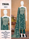 Thar 3488 A To D By Bipson Pure Cotton Print With Embroidery Thread Work Dress Material Best Wholesale Shop In Surat